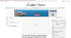 Desktop Screenshot of kashmirobserver.net